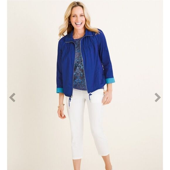 Chico's Zenergy Color Block Jacket Size 0, Small NWT - Picture 7 of 8